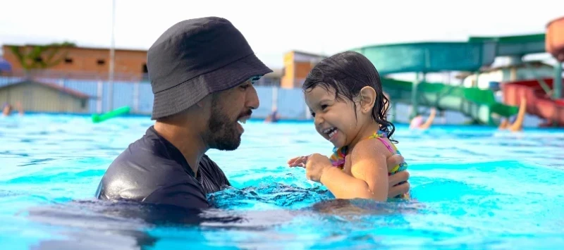 NATAÇÃO BABY 2 A 3 ANOS SEG/QUA/SEX 17H20 